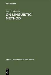 Icon image On Linguistic Method: Edition 2