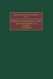 Icon image Protides of the Biological Fluids: Proceedings of the Twenty-Sixth Colloquim, 1978