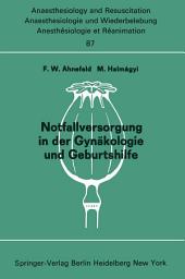 Icon image Notfallversorgung in der Gynäkologie und Geburtshilfe: Bericht über das Symposion am 28. und 29. September 1973 in Mainz