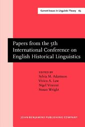 Icon image Papers from the 5th International Conference on English Historical Linguistics