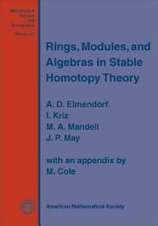 Icon image Rings, Modules, and Algebras in Stable Homotopy Theory