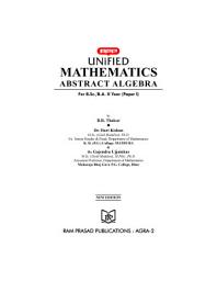 Icon image ABSTRACT ALGEBRA: MATHEMATICS