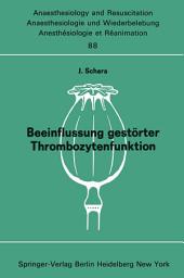 Icon image Beeinflussung gestörter Thrombozytenfunktion: durch Aspartate und postoperative Thromboseprophylaxe Kolloquium am 9. März 1974 in Kettwig an der Ruhr