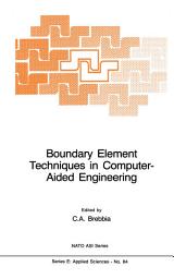 Icon image Boundary Element Techniques in Computer-Aided Engineering